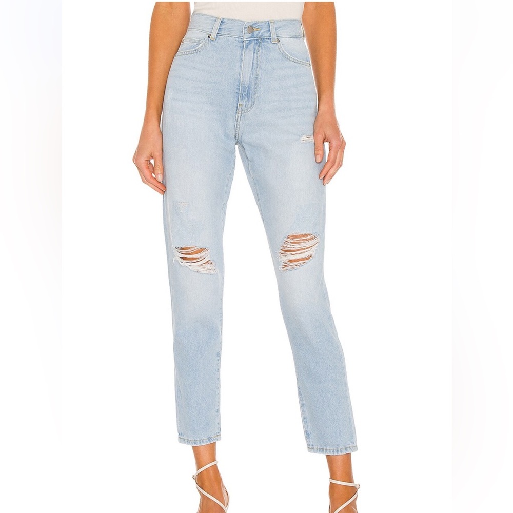 Dr. Denim Nora Jean in superlight Blue Ripped